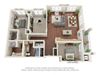 Oaks Landing_3D_3 Bedroom 3C Floor Pan